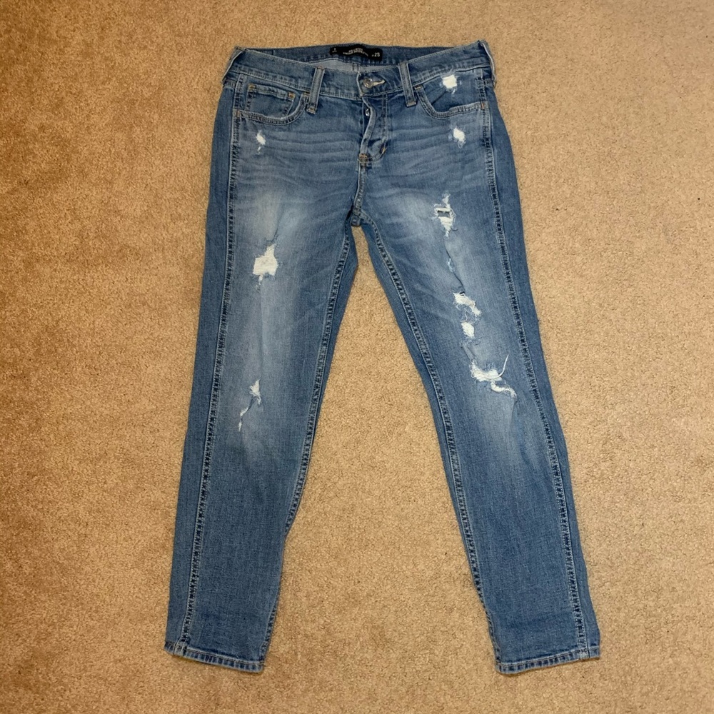 Hollister Medium Blue Vintage Boyfriend Jeans